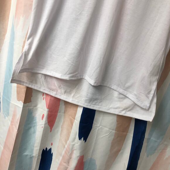 Sweaty Betty Boyfriend V-Neck Workout Tee T-Shirt in White Size Small - Picture 4 of 10